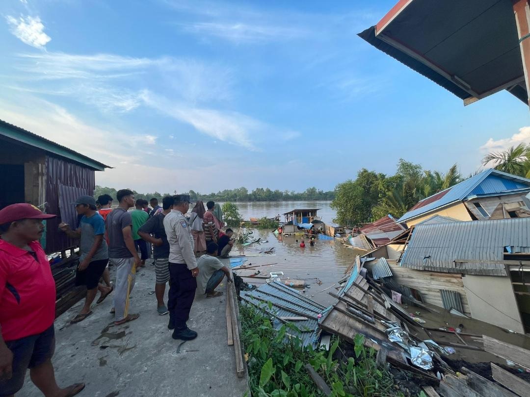 Tiga Kecamatan di Tanjabbar Rawan longsor 