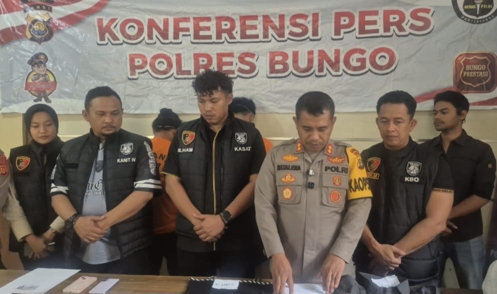 Polres Bungo Bekuk Dua Pelaku TPPO, Sang Owner Karaoke dalam Pengejaran