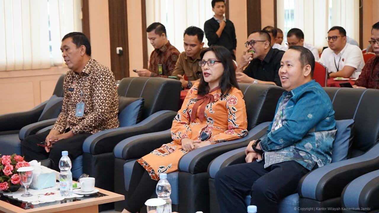Langkah Nyata Perkuat Sinergi Terkait Jaminan Fidusia, Kanwil Kemenkum Jambi Gelar FGD