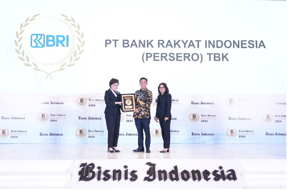 BRI Dinobatkan Sebagai Bank Persero Dengan Kinerja Terbaik Pada Penghargaan Bisnis Indonesia Award (BIA) 2024