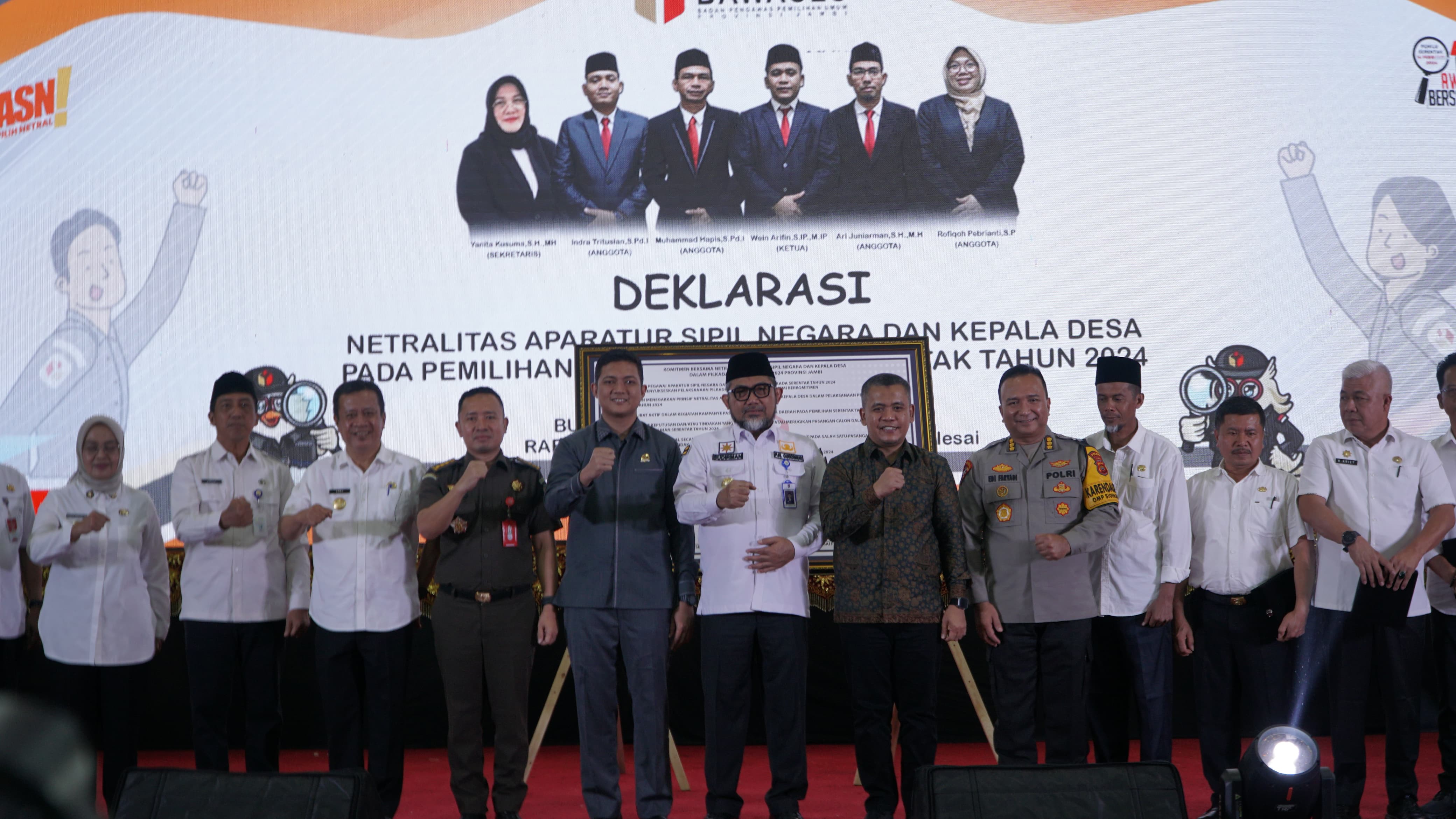 Ketua DPRD Hafiz Ingatkan ASN dan Kades Netral