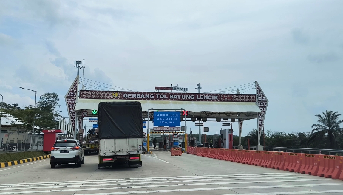 Hendak ke Lampung Naik Tol? Berikut Lokasi Gerbang Tol Jambi dan Gerbang Tol Palembang  