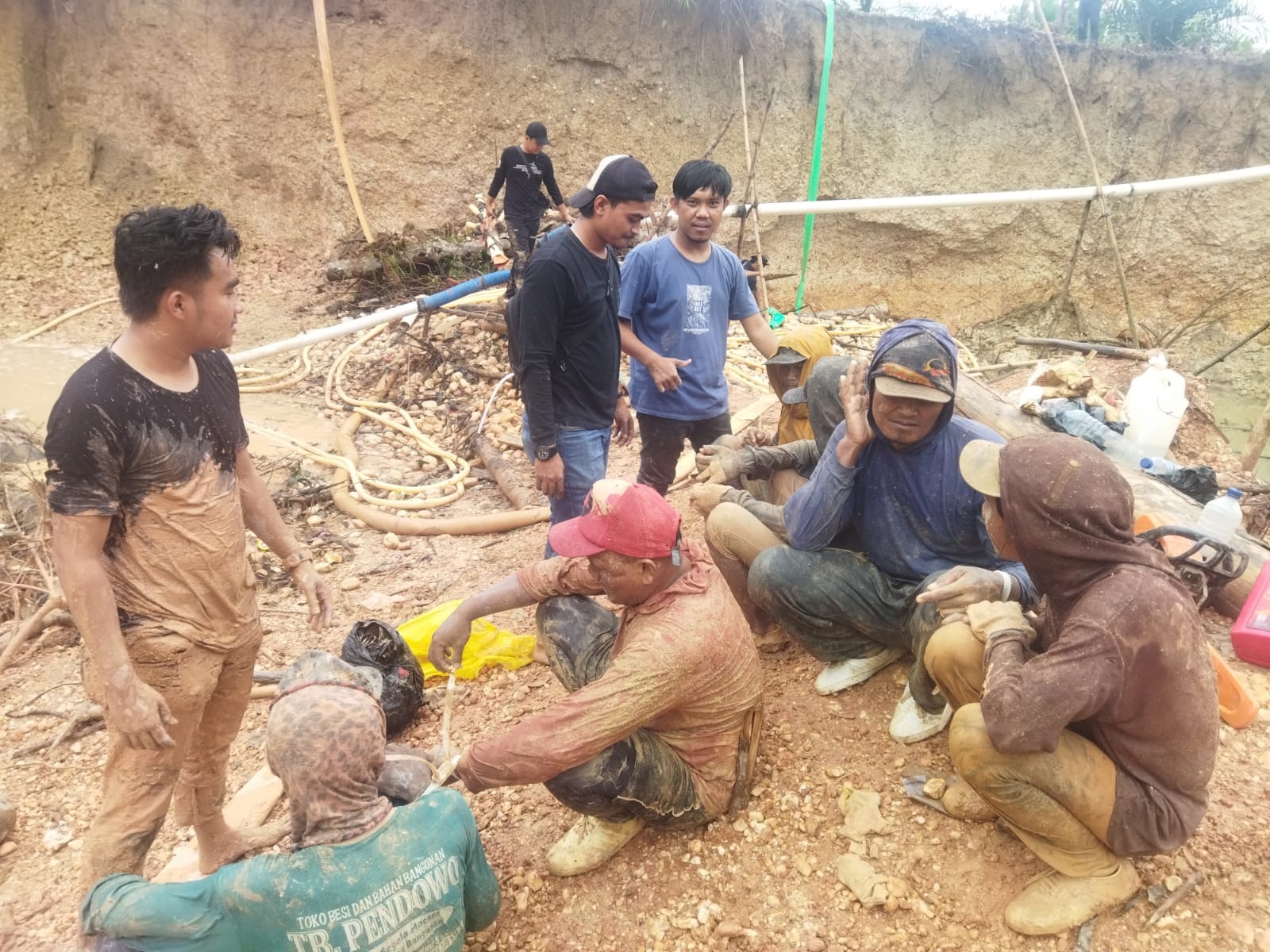 Tujuh Orang Pelaku PETI di Merangin Diamankan Polisi