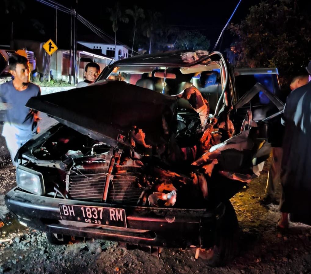 Tabrakan Beruntun Tiga Mobil di Kerinci, Satu Mobil Komisioner KPU