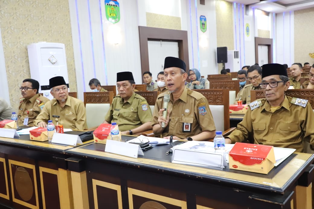 Sekda Tanjab Barat Hadiri FGD Penyepakatan Hasil Verifikasi dan Klarifikasi Data Sawah