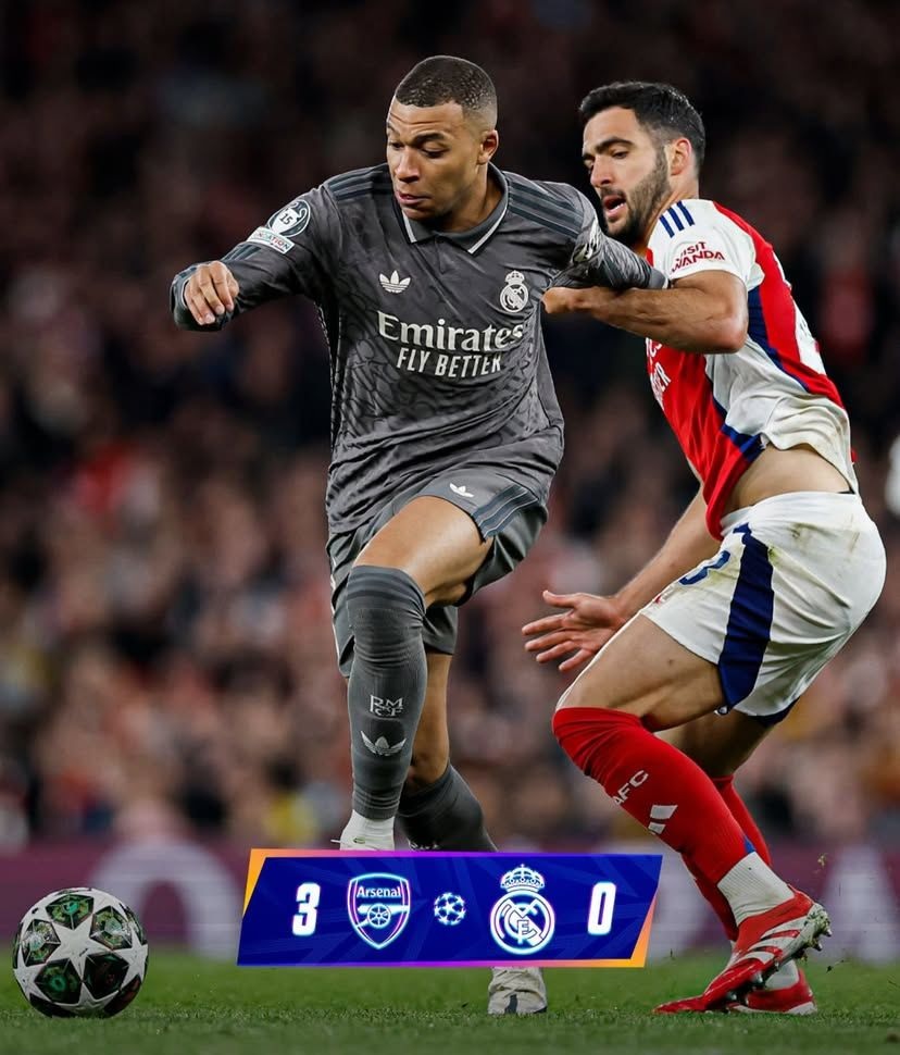 Arsenal Gunduli Real Madrid 3-0