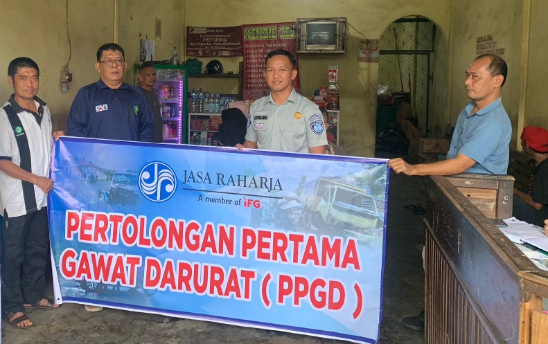 Jasa Raharja Wilayah Jambi Giatkan Pelatihan Pertolongan Pertama Gawat Darurat di Alam Barajo, Kota Jambi