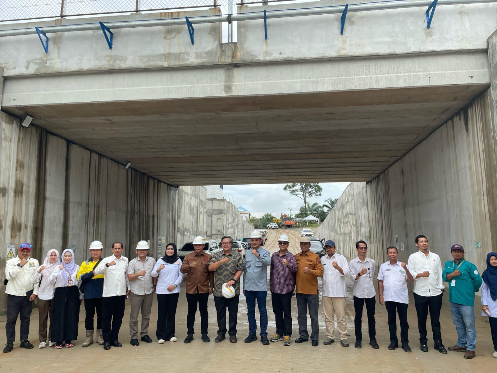 Temuan DPRD Provinsi Jambi Tinjau Jalan Khusus Batu Bara Garapan PT.IBS :Underpass Rampung - Progres 86 Persen