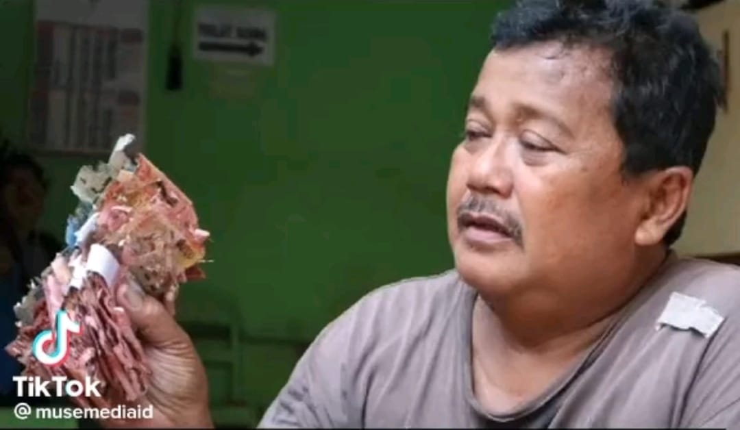 Uang Pelayan SD ini Diganti BI Setelah Hancur Dimakan Rayap