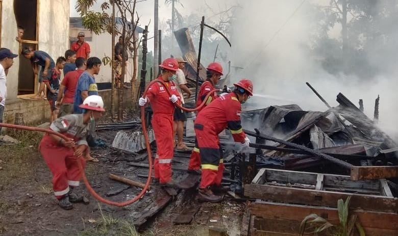 PetroChina Bergerak Cepat Atasi Kebakaran Rumah Warga di Betara