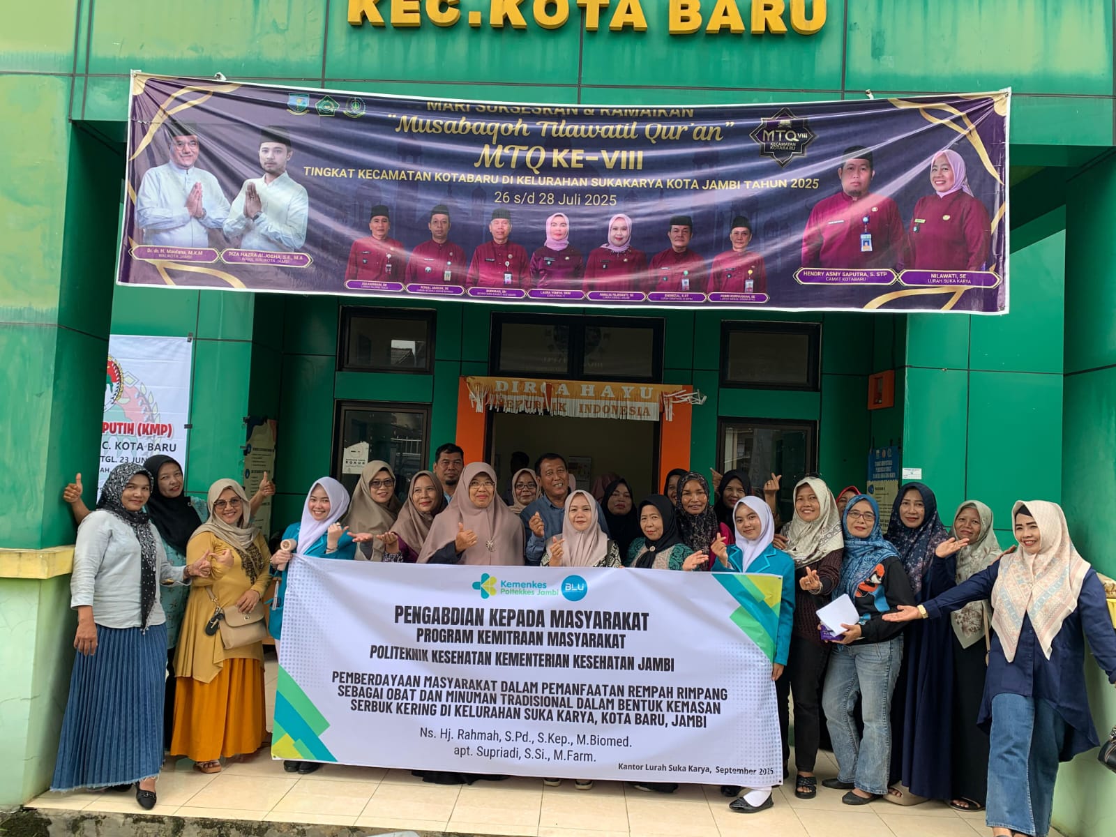 Dosen Polkesjam Adakan PkM, Berdayakan Masyarakat dalam Pemanfaatan Rempah Rimpang sebagai Obat dan Minuman