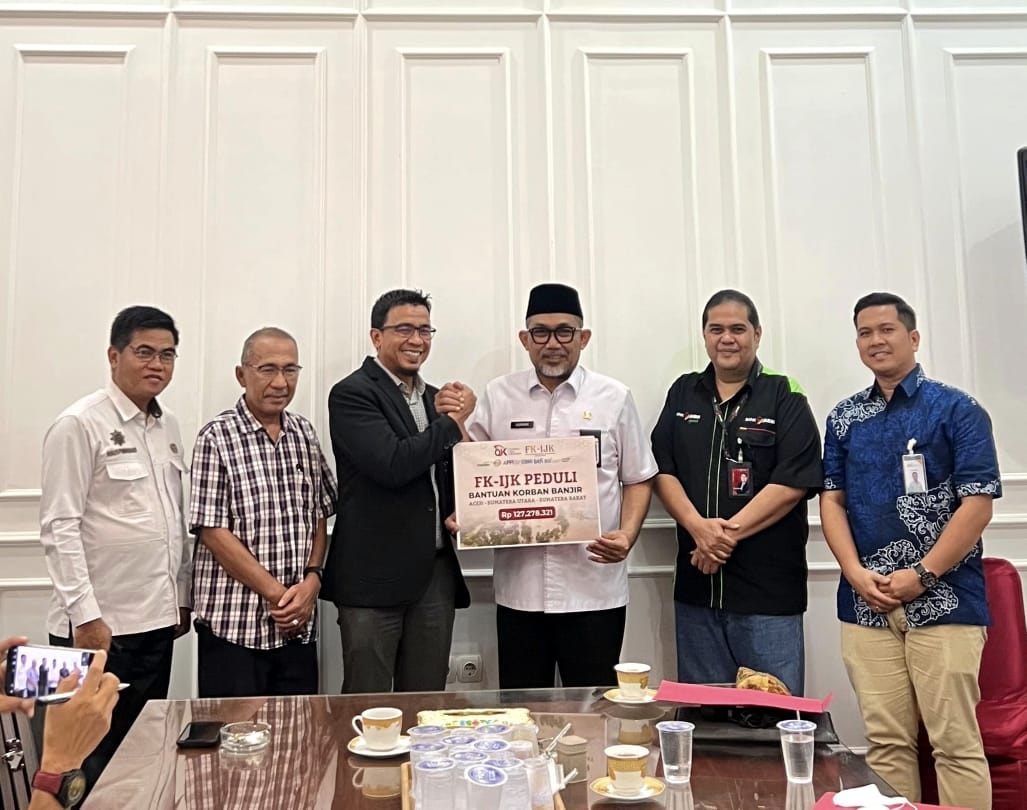 FK-IJK Provinsi Jambi Peduli, Salurkan Bantuan untuk Korban Banjir ke Aceh, Sumut dan Sumbar