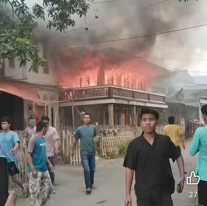 Kebakaran Satu Rumah di Siulak Kerinci