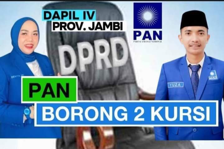 Peluang 2 Kursi PAN Dapil 4 DPRD Provinsi Jambi Terbuka Lebar
