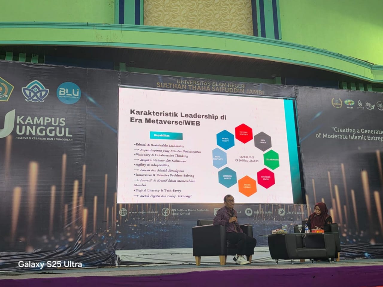 Kuliah Umum, UIN STS Jambi Siapkan Entrepreneurial Leadership di Era Metaverse