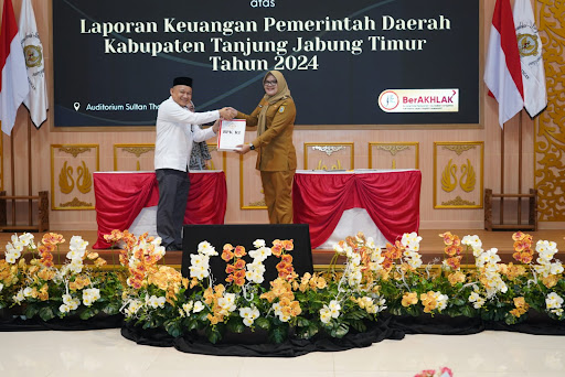 Delapan Tahun Berturut, Pemkab Tanjabtim Kembali Raih Opini WTP dari BPK
