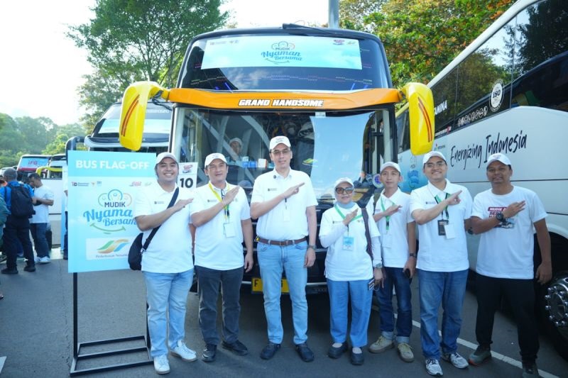 Lebaran 2026, PTPN Group Berangkatkan 2.795 Pemudik Gratis Gunakan 70 Unit Bus