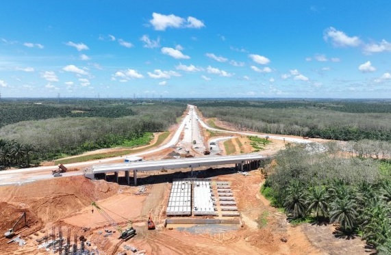 Jalan Tol Betung-Tempino-Jambi Dibagi 4 Seksi, Ini Progres Terkini Pekerjaannya