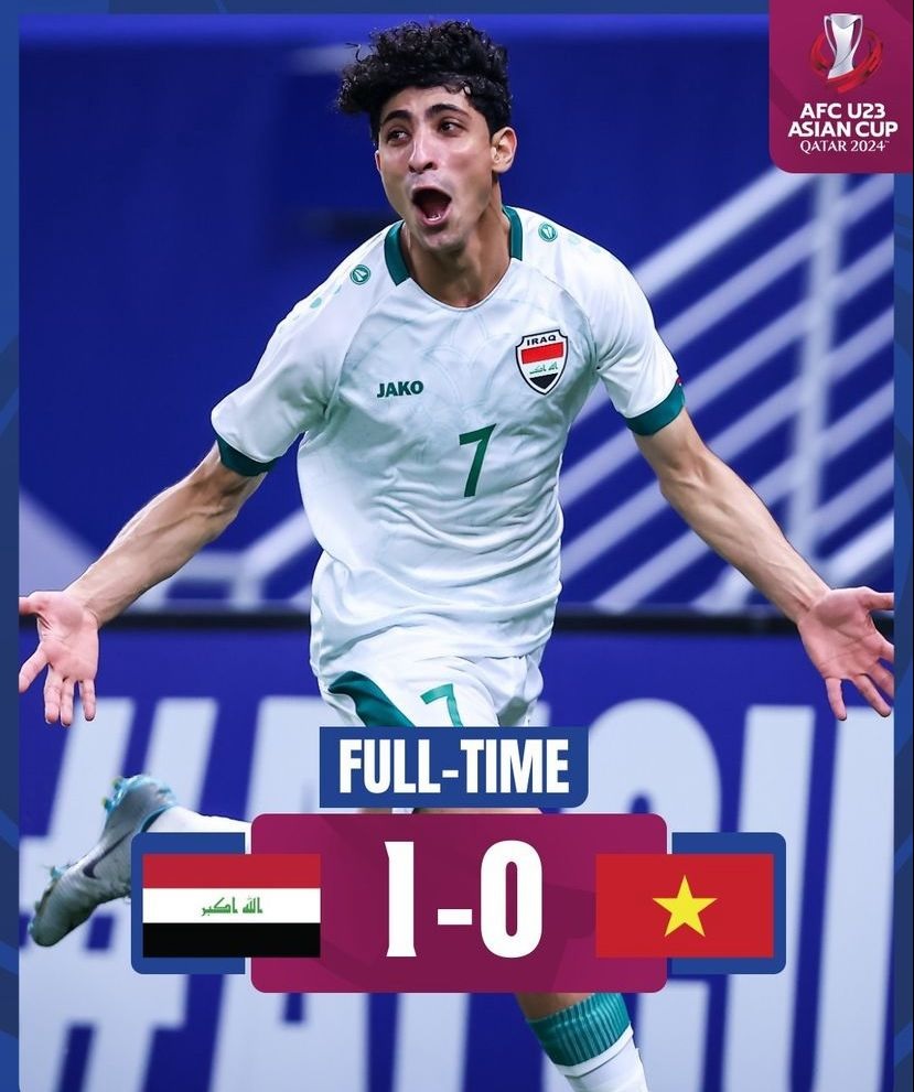 Vietnam Terjungkal, Irak Tantang Jepang di Semifinal Piala Asia U-23