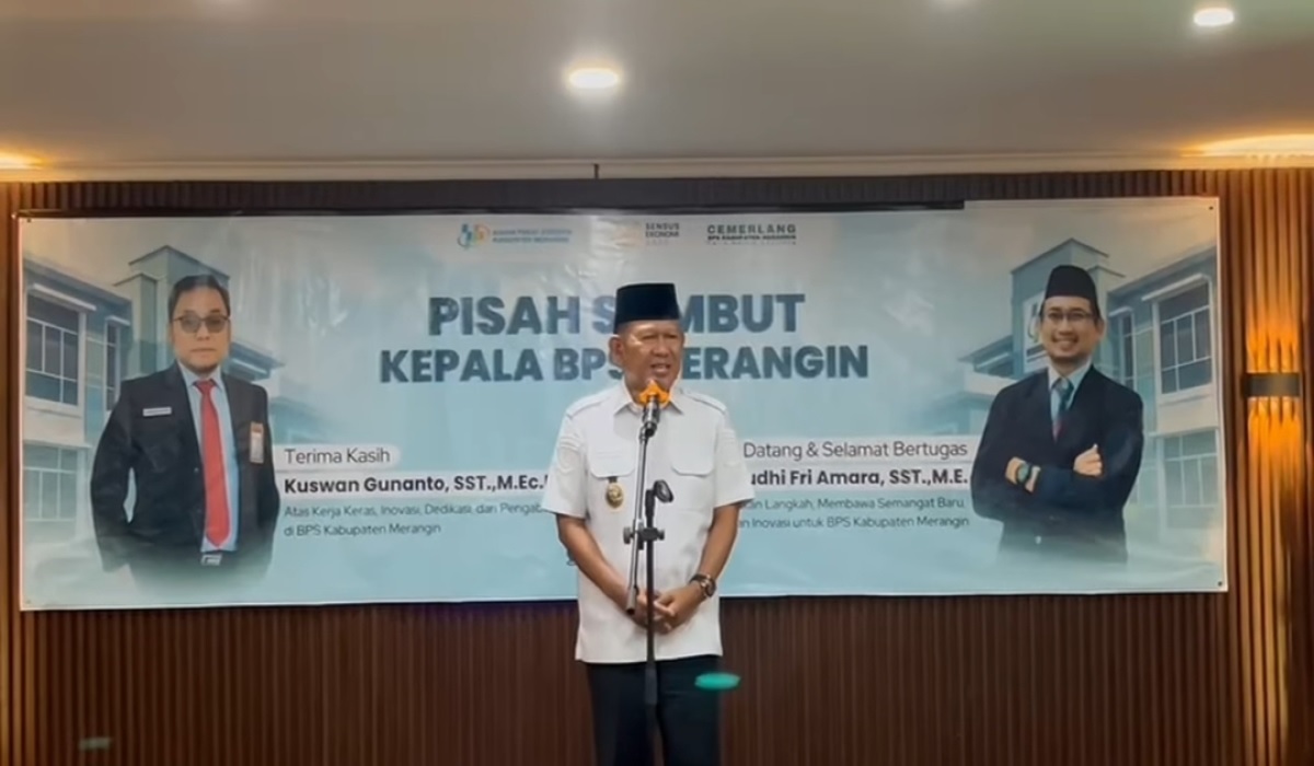 Wabup Merangin Hadiri Sosialisasi Sensus Ekonomi 2026 dan Pisah Sambut Kepala BPS Merangin
