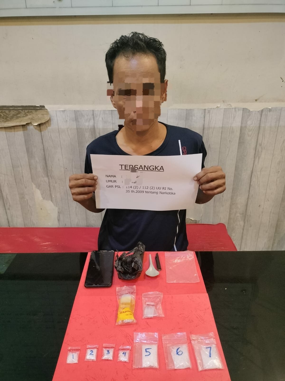 Dapat Upah Rp 500 Ribu Per 5 Gram Jualan Sabu, Pria di Kota Jambi Ditangkap Polisi 