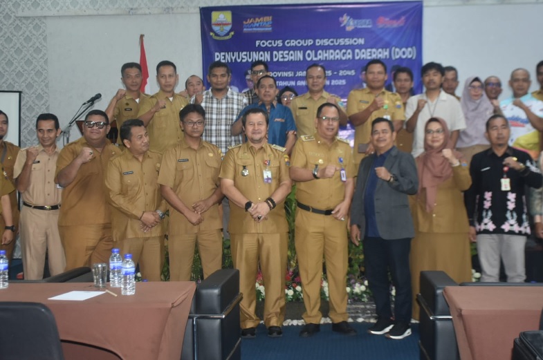 Dispora Provinsi Jambi Gelar FGD Penyusunan Desain Olaharga Daerah (DOD)
