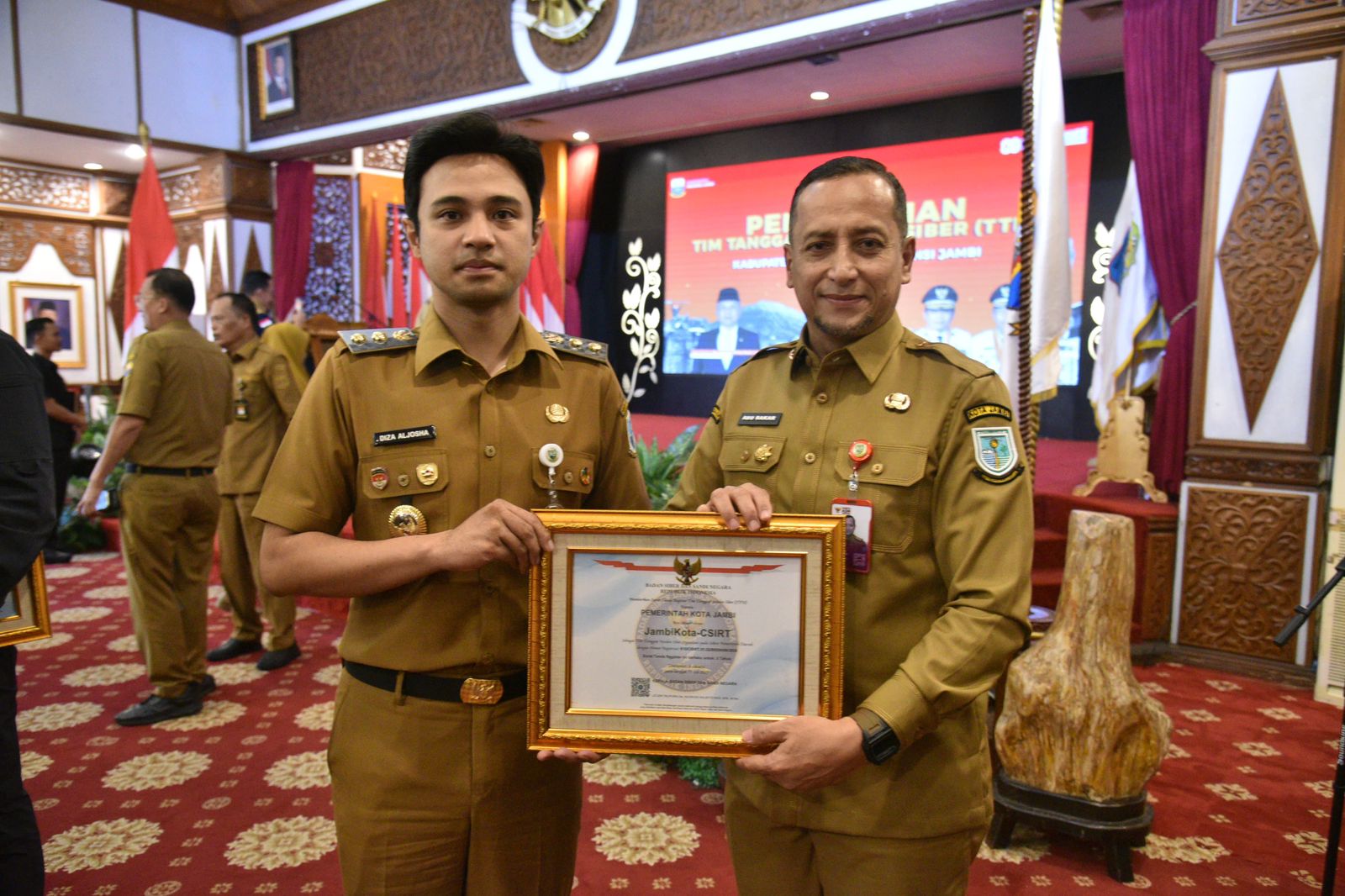 BSSN Kukuhkan JambiKota-CSIRT, Pemkot Wujudkan Ruang Digital yang Aman dan Produktif