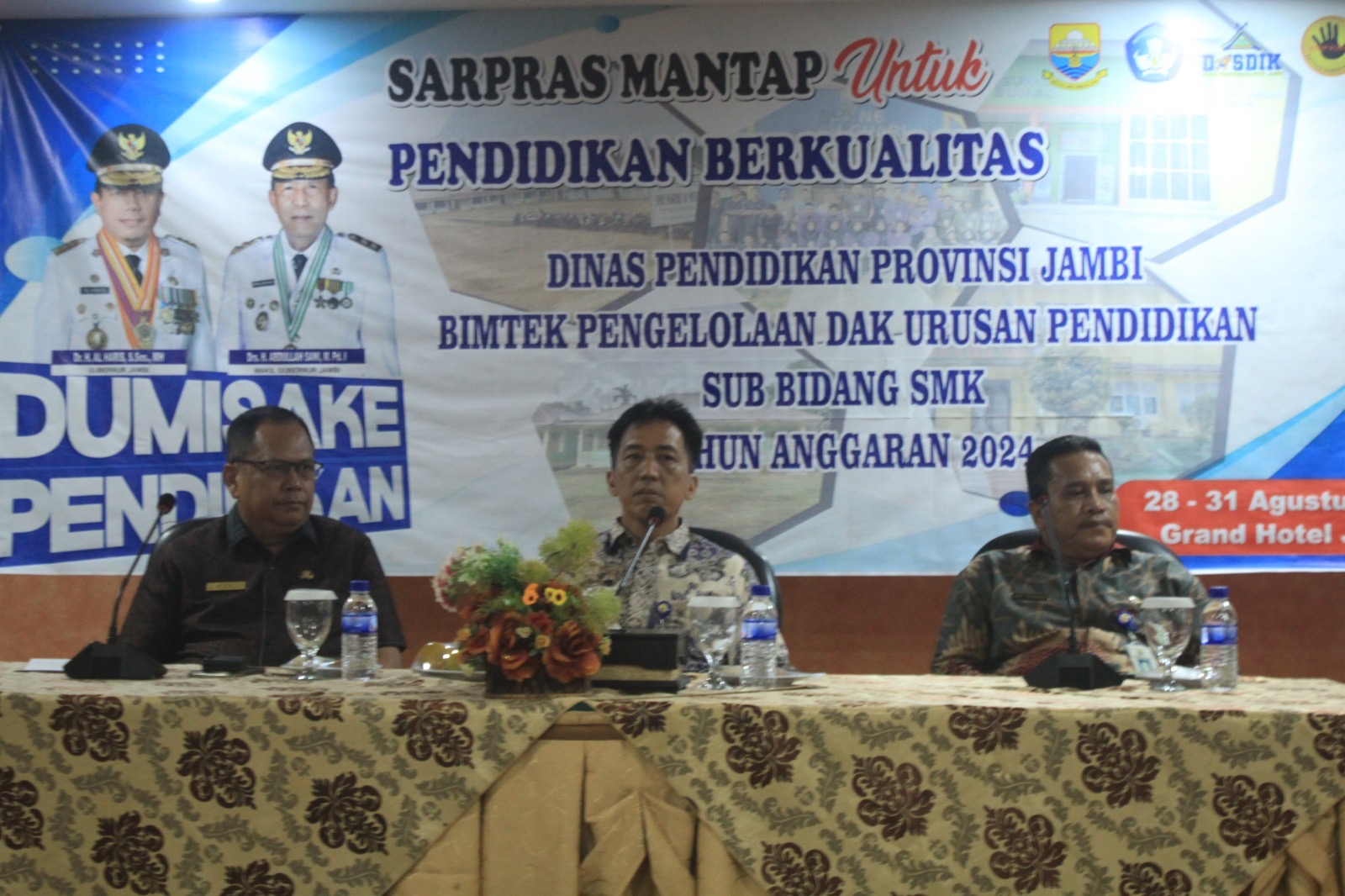 Bimtek Pengelolaan DAK Urusan Pendidikan Sub Bidang SMK Tahun Anggaran 2024 Disdik Provinsi Jambi