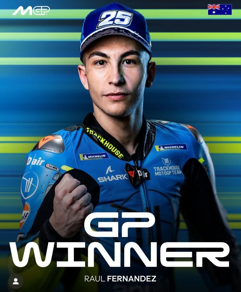 Raul Fernandez Segel Juara  MotoGP Australia