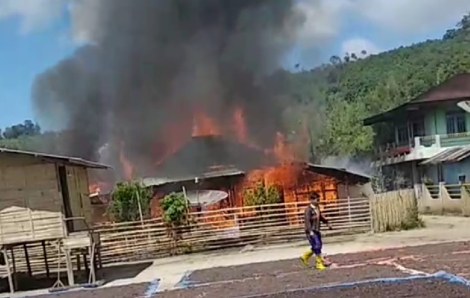 Kebakaran di Kerinci Siang Ini Dua Rumah Ludes 