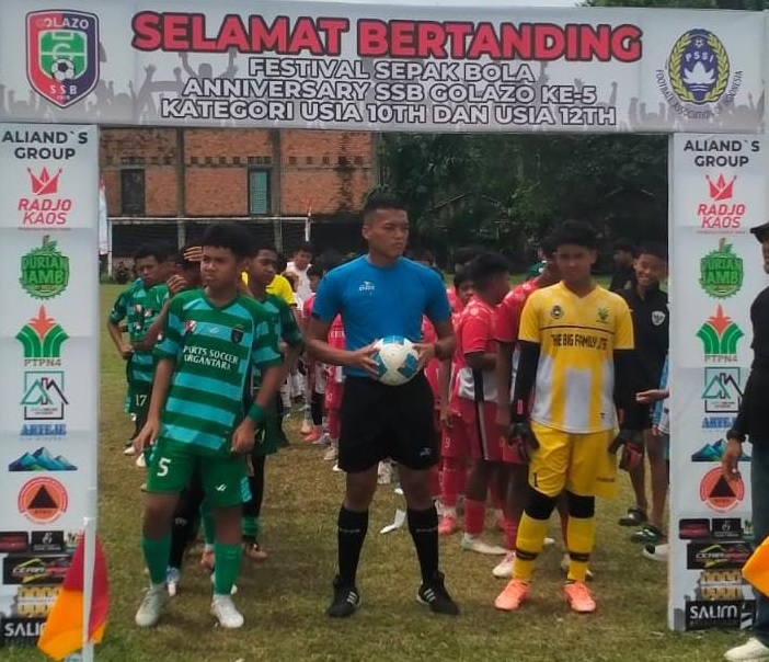 Peringati Hari Jadi Ke-5, SSB Golazo Gelar Turnamen Kelompok Umur 
