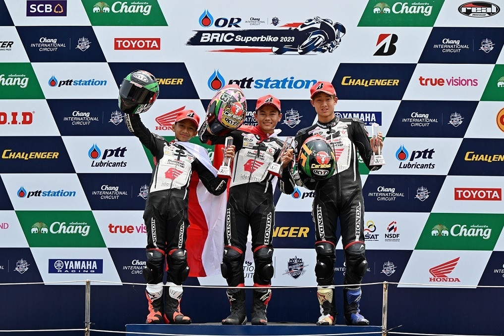 Pebalap Binaan Astra Honda Raih Podium Tertinggi TTC Buriram 