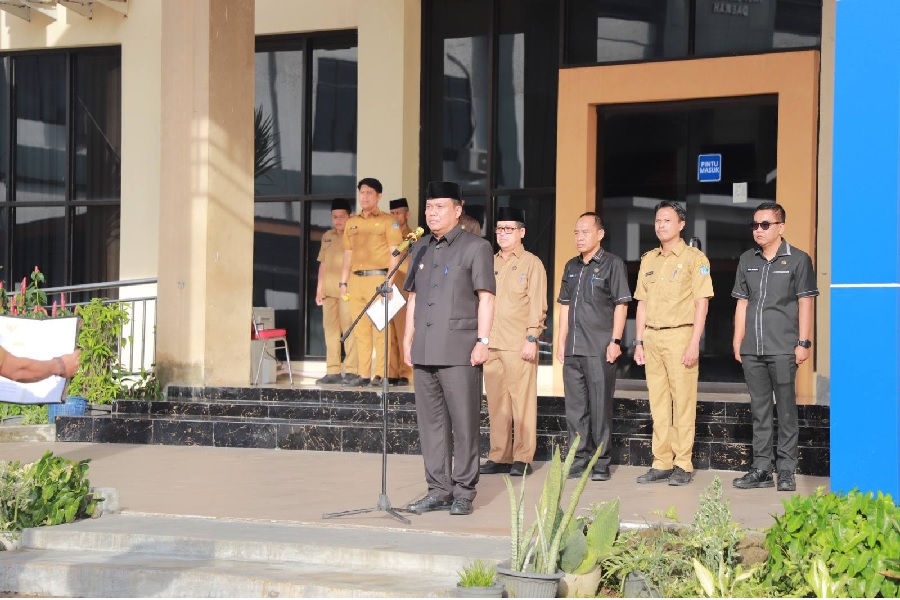 Wabup Katamso Tekankan Sinergi dan Kinerja ASN dalam Apel Gabungan