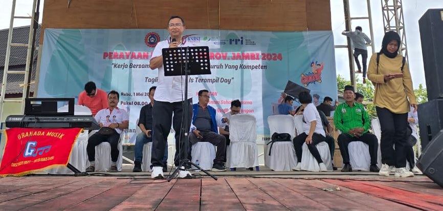 Peringati Mayday, BPJS Ketenagakerjaan Laksanakan Senam Sehat dan Sosialisasi Program JKP