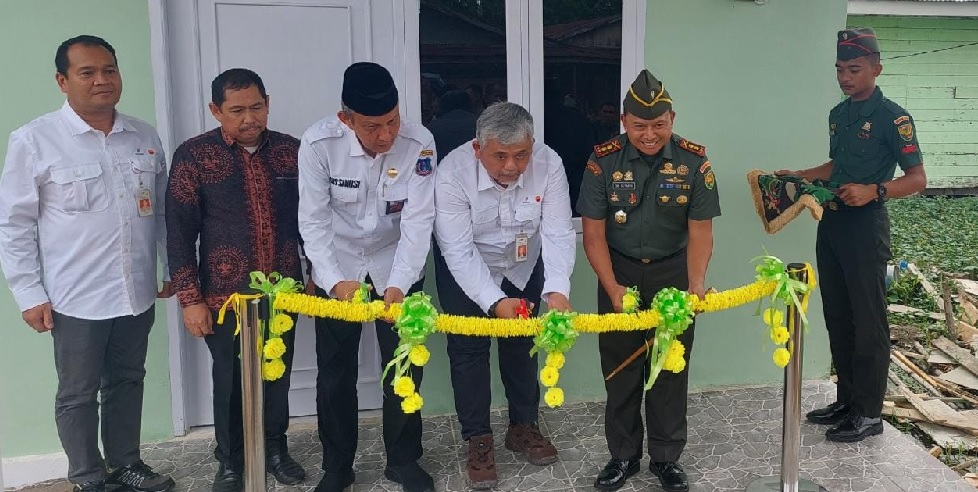 SKK Migas PetroChina Serahkan Bantuan Tiga Unit Gedung Asrama Kodim 0419/Tanjab