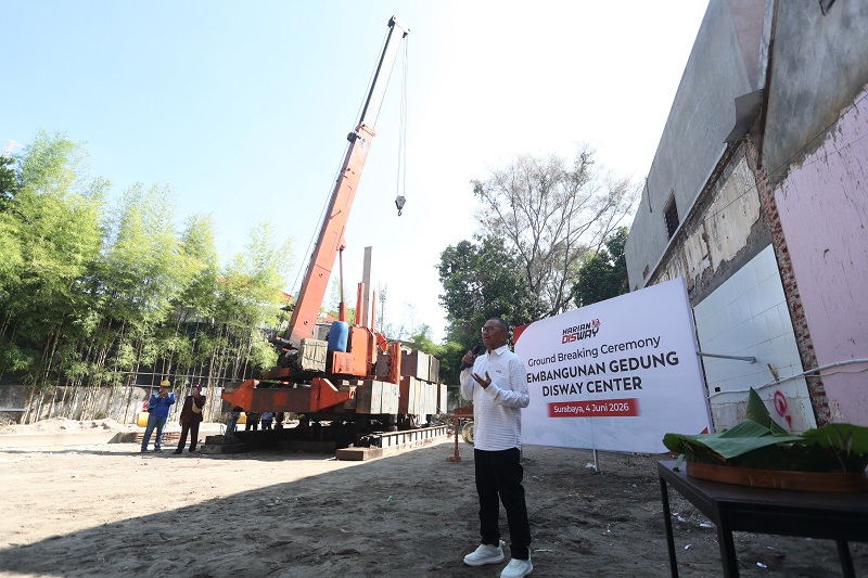 Groundbreaking, Harian Disway Siapkan Gedung Kantor Baru