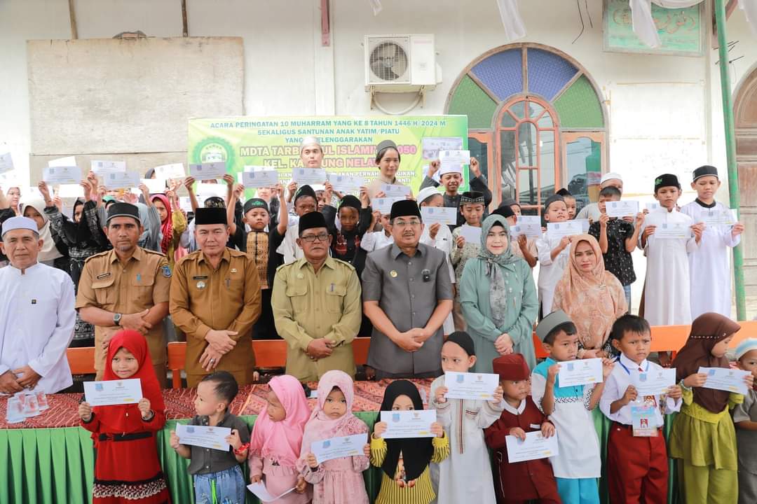 Peringati 10 Muharram 1446 H, Bupati Berikan Santunan Anak Yatim/Piatu dan Kaum Duafa 