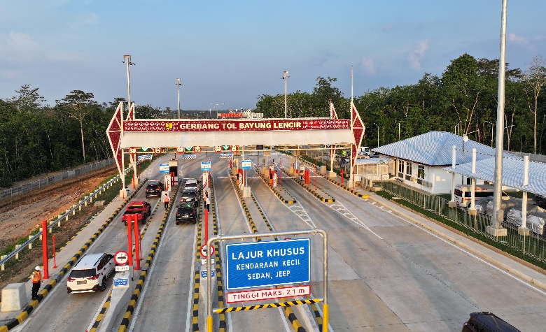  Hari Natal, Jalan Tol Tempino-Bayung Lencir Dliintasi 6.169 Kendaraan