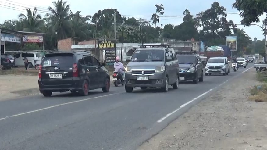 Arus Balik Lebaran, Lalin Jalintimsum Jambi–Riau Masih Lancar