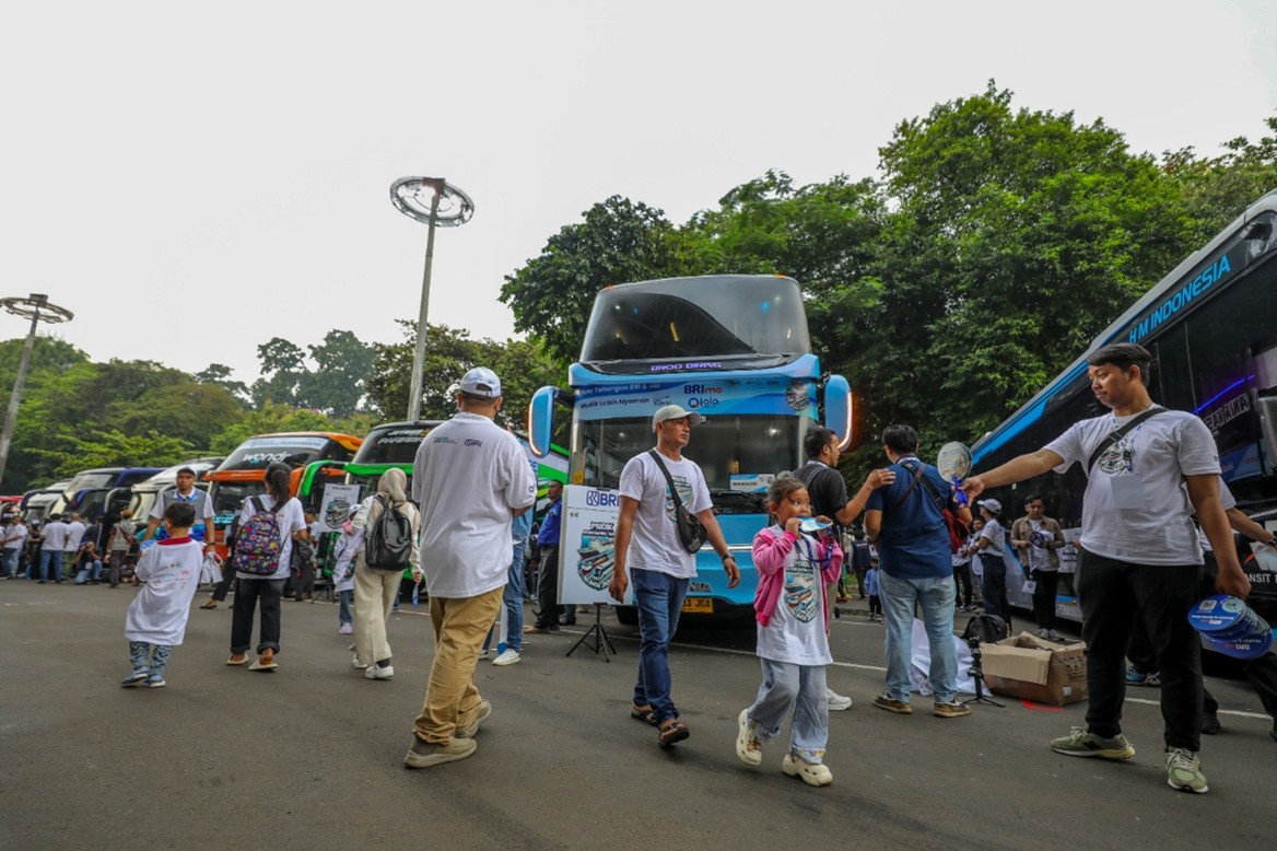 BRI Siapkan 175 Bus Gratis bagi Pemudik Lebaran 2026