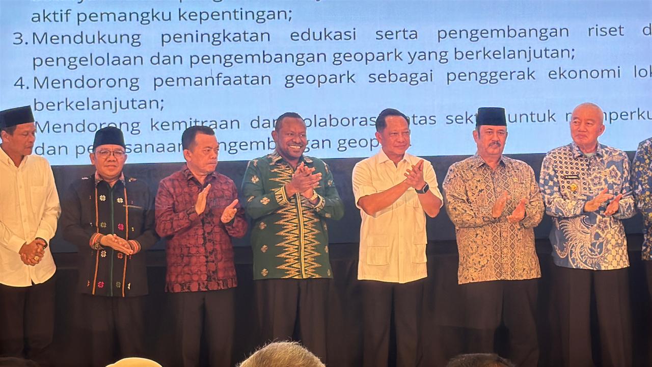 Hadiri Indonesia’s Geopark Leader Forum, Al Haris Tegaskan Komitmen Jambi dalam Pengembangan Geopark