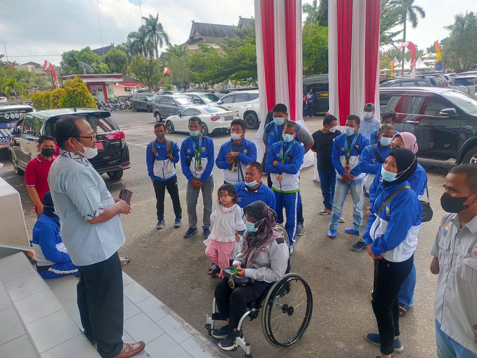 Sebut Dapat Diskriminasi Anggaran, Belasan Atlet Disabilitas Unjuk Rasa di Kantor DPRD 