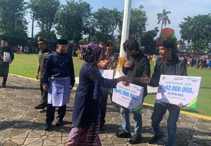 BPJS Ketenagakerjaan Berikan Santunan Khusus di Perayaan HUT ke-78 Kota Jambi