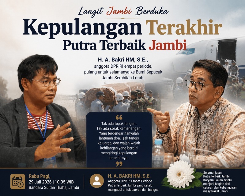 Di Mata Wartawan, H. A. Bakri Bukan Sekadar Politisi