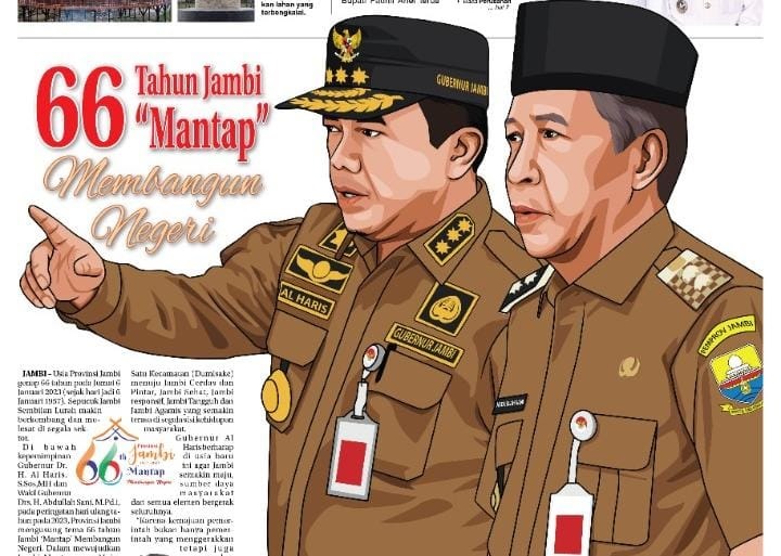 Peringati Hari Jadi 66 Tahun Jambi “Mantap” Membangun Negeri, Ini Pesan Gubernur Al Haris