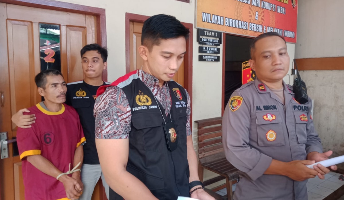 Mangcek Diciduk Polisi Karena Nekat Curi 2 Unit HP Warga Riau di Kosan Kota Jambi