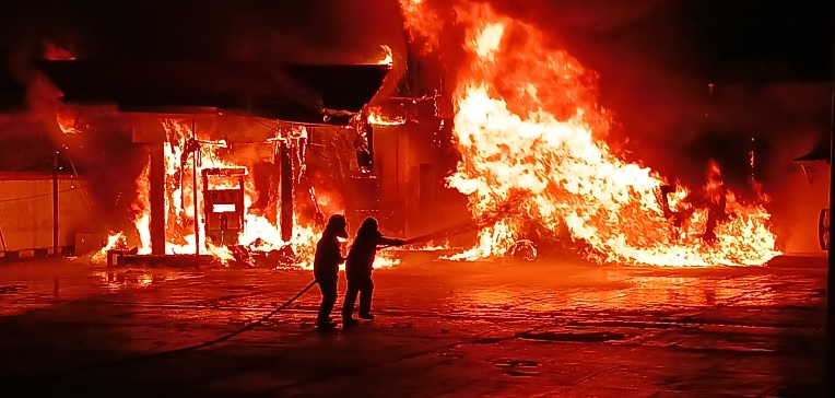 Ini Kata Pertamina Terkait Kebakaran SPBU Depan Samsat