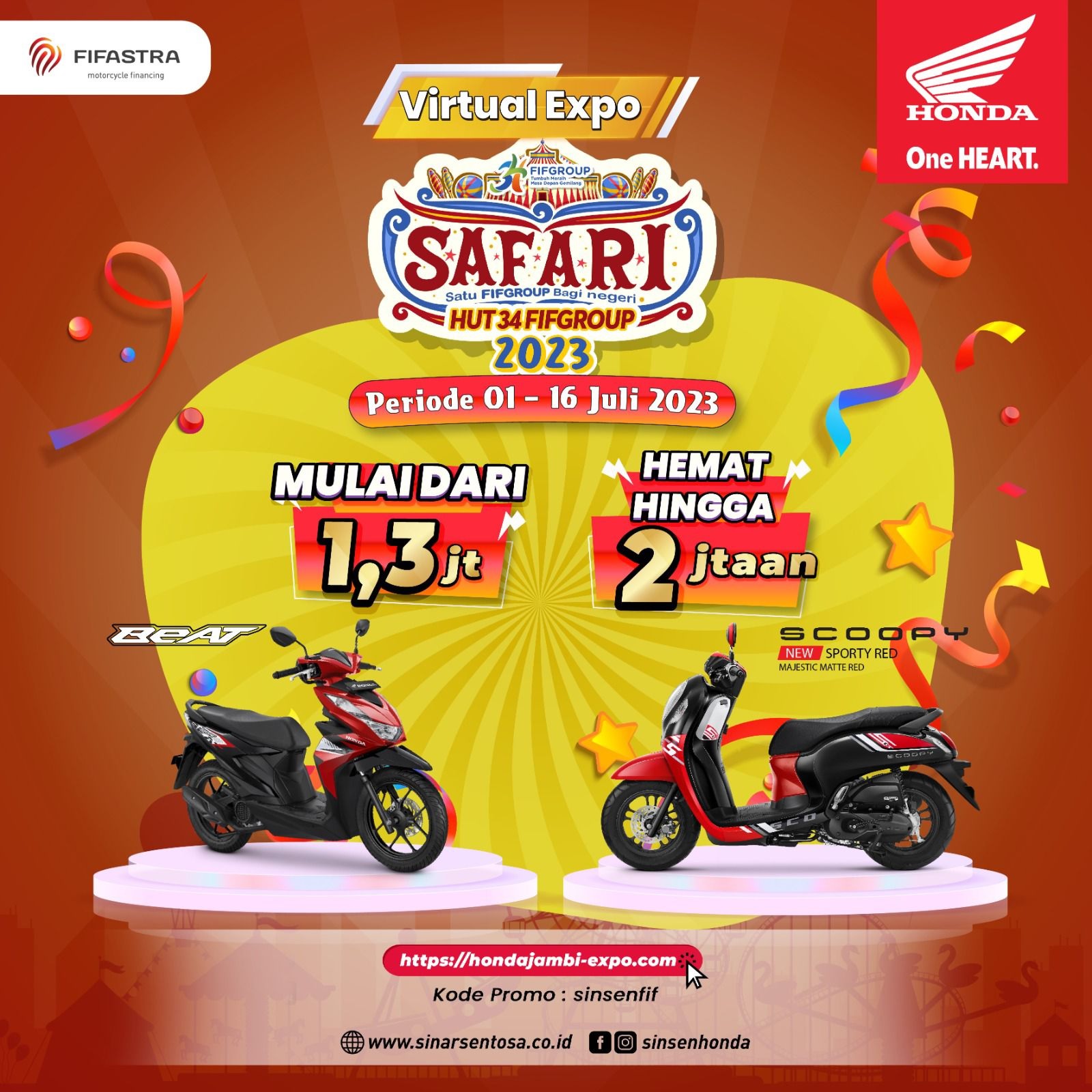 Pameran Digital lengkap dan Banyak Promonya, Hanya di Honda Safari Virtual Expo 