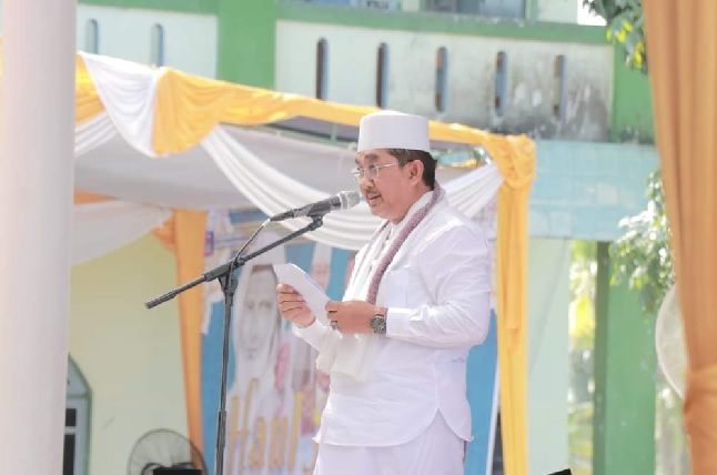 Bupati Tanjabbar Hadiri Tabligh Akbar Majelis Dzikir dan Haul Sulthonul Aulia Syekh Abdul Qodir Al Jailani