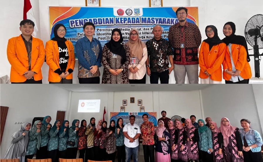Tangkal Hoaks Politik, Tim PPM Prodi Ilmu Politik UNJA Bekali Ibu-Ibu PKK Pinang Merah Literasi Digital